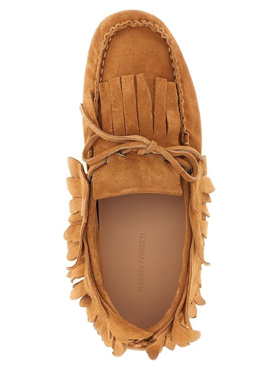 26SS 알베르타 페레티 로퍼 A600580010087 Brown - ALBERTA FERRETTI