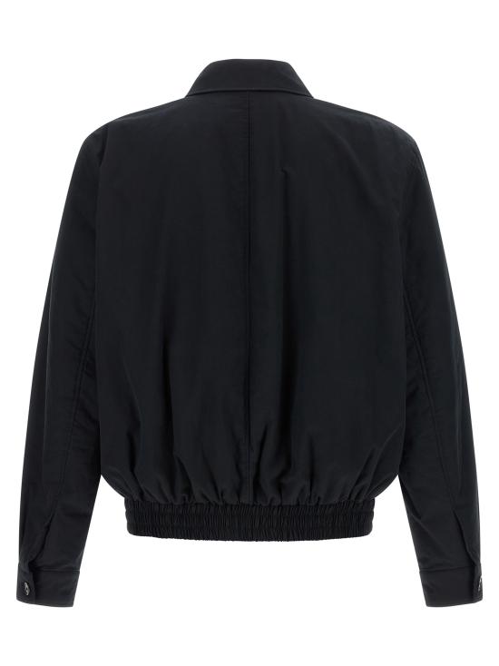 26SS 생로랑 코튼 저지 카산드라 쇼트 자켓 863380YZ9CV1000 Black - SAINT LAURENT
