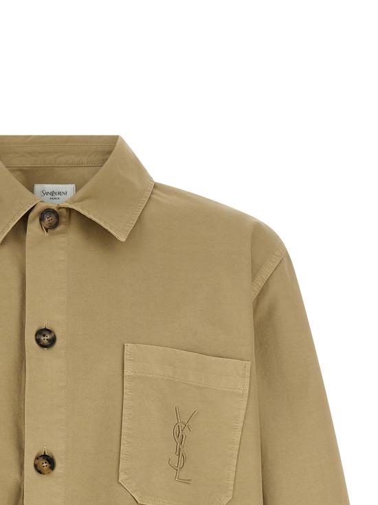 26SS 생로랑 긴팔 셔츠 861004Y04VD8441 Beige - SAINT LAURENT
