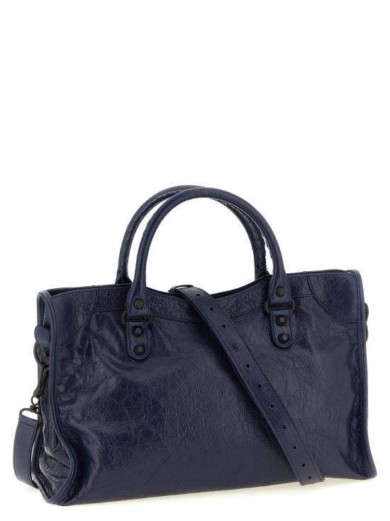 26SS 발렌시아가 르 시티 백 미디움 8230582ABEK4649 Blue - BALENCIAGA