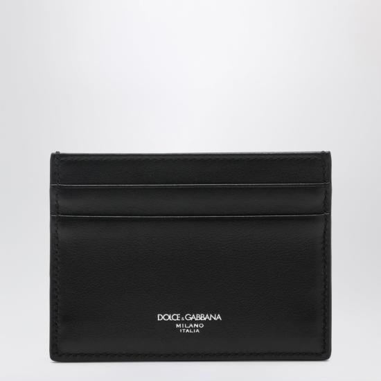 26SS 돌체앤가바나 Woven plongé calfskin 카드홀더 BP0330AN419 Black