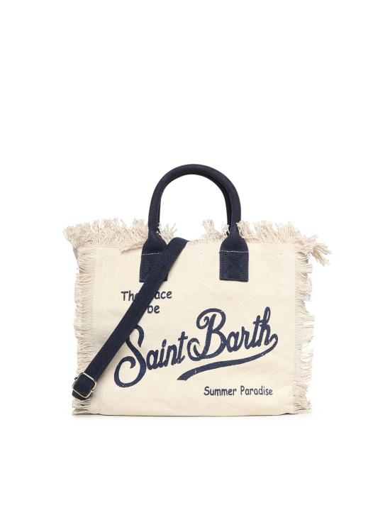 26SS 세인트바쓰 토트백 COL0001 02564L Ivory blue