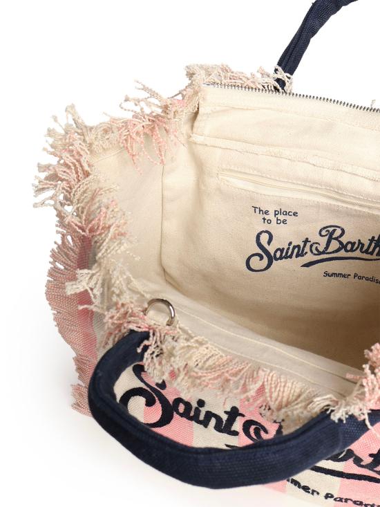 26SS 세인트바쓰 토트백 COL0001 02626L Ivory pink - MC2 SAINT BARTH