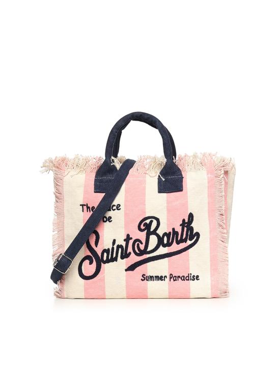 26SS 세인트바쓰 토트백 COL0001 02626L Ivory pink