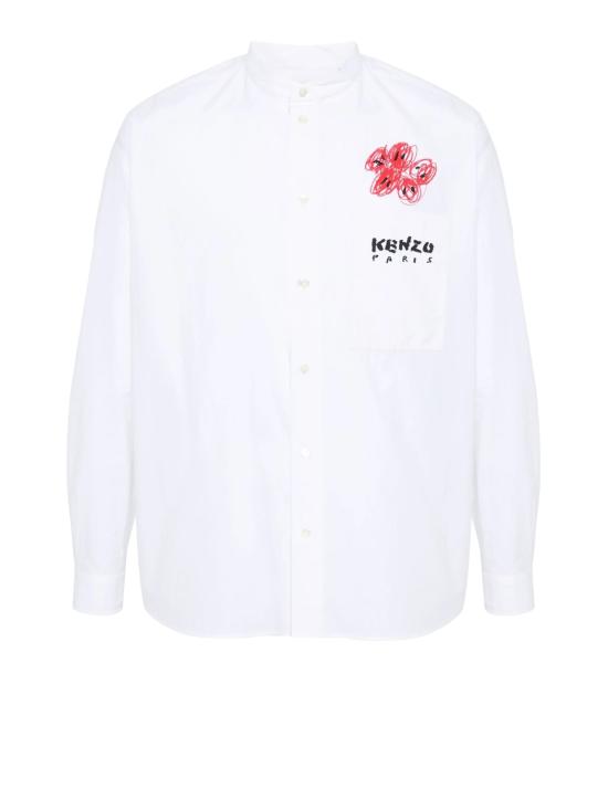  겐조 셔츠 FE55CH4349LH 01 WHITE