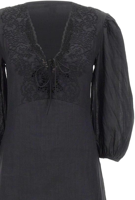 26SS 보스 숏 원피스 50556737001 BLACK - BOSS