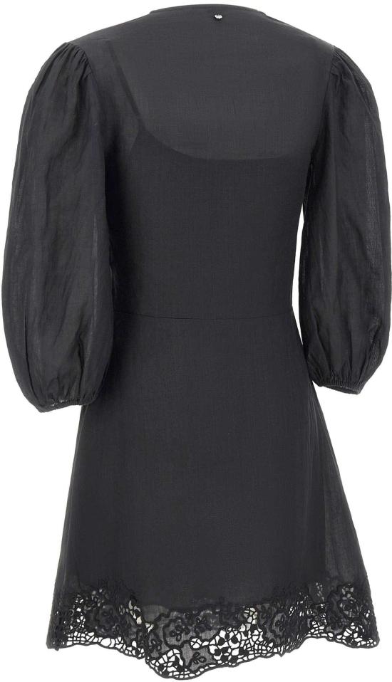 26SS 보스 숏 원피스 50556737001 BLACK - BOSS