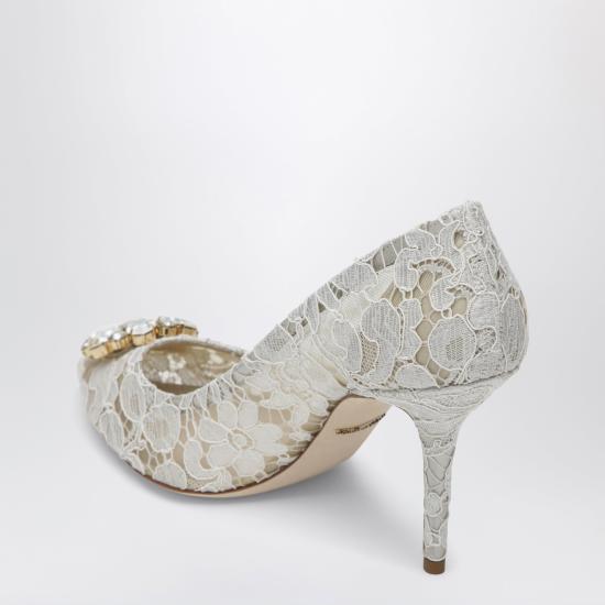 26SS 돌체앤가바나 Lace rainbow 펌프스 CD0101AL198 White - DOLCE & GABBANA