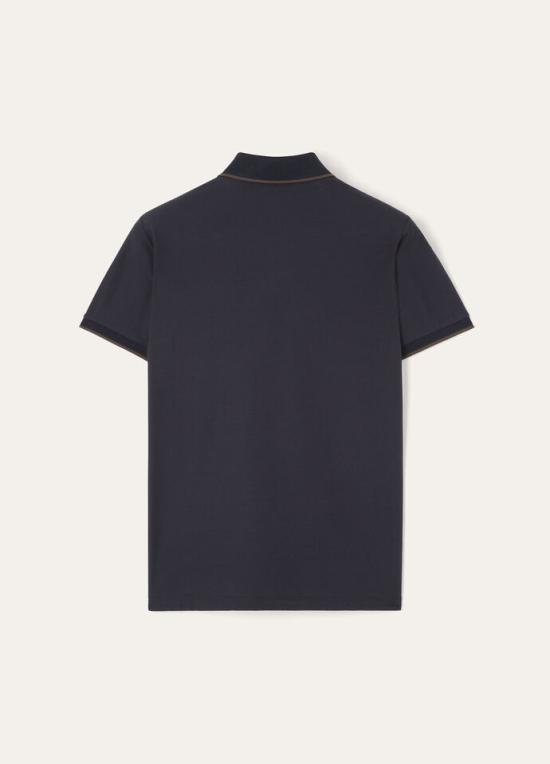 26SS 로로피아나 폴로 티셔츠 FAI4903 W000 NAVY DOM - LORO PIANA