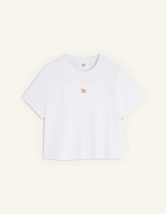 26SS 메종키츠네 베이비 폭스 베이비 티셔츠 PW00111KJ7026 P100 WHITE