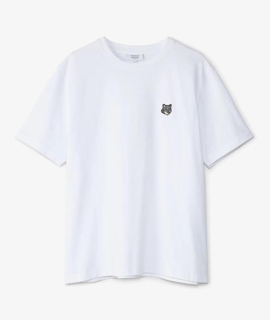 26SS 메종키츠네 폭스 헤드 컴포트 티셔츠 PM00108KJ7025 P100 WHITE