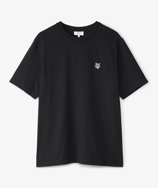 26SS 메종키츠네 폭스 헤드 컴포트 티셔츠 PM00108KJ7025 P199 BLACK
