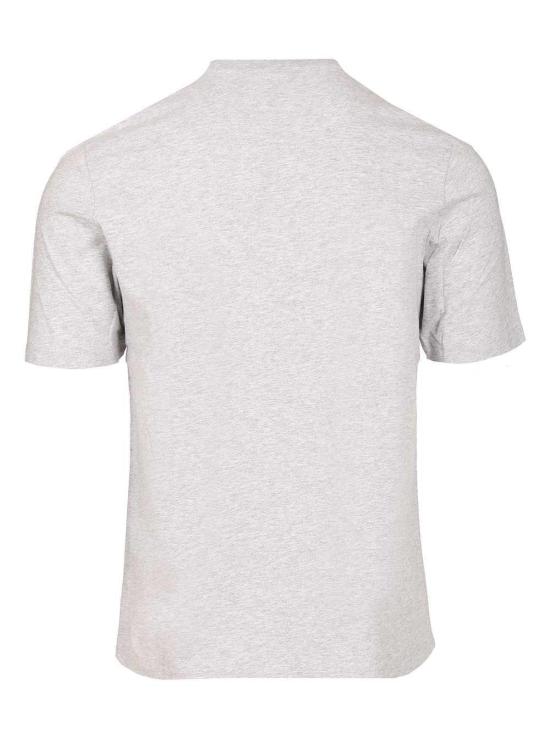 26SS 메종키츠네 폭스 헤드 레귤러 티셔츠 PM00107KJ7026 H120 LIGHT GREY MEL - MAISON KITSUNE