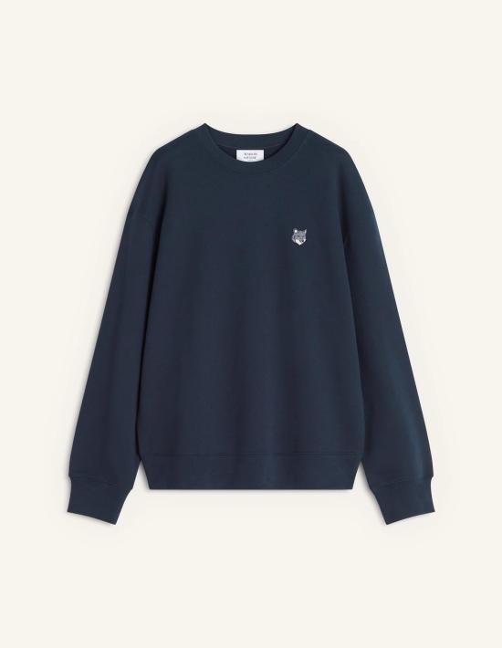 26SS 메종키츠네 폭스 헤드 컴포트 스웨트셔츠 PM00304KM0341 0413 CLASSIC NAVY