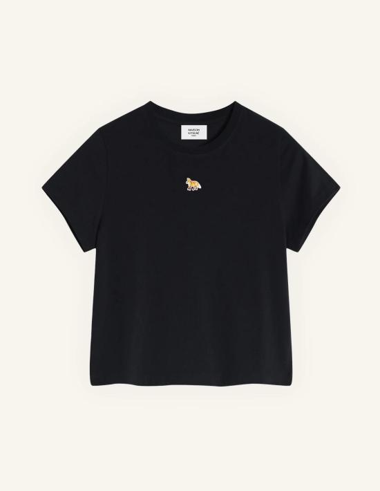 26SS 메종키츠네 베이비 폭스 베이비 티셔츠 PW00111KJ7026 P199 BLACK