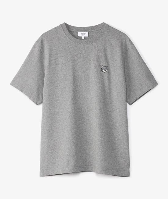 26SS 메종키츠네 폭스 헤드 컴포트 티셔츠 PM00108KJ7025 H131 MED GREY MEL