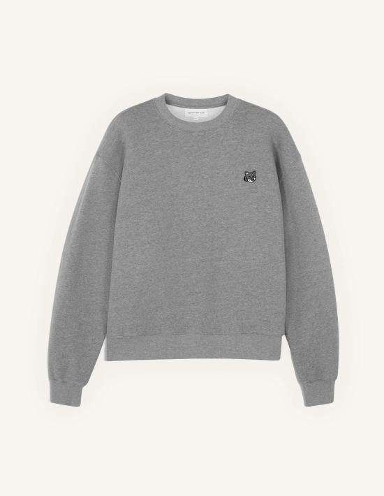 26SS 메종키츠네 폭스 헤드 컴포트 스웨트셔츠 PM00304KM0341 H131 MED GREY MEL