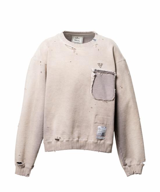 26SS 메종 미하라 야스히로 긴팔 티셔츠 J16PO722 BEIGE DOM