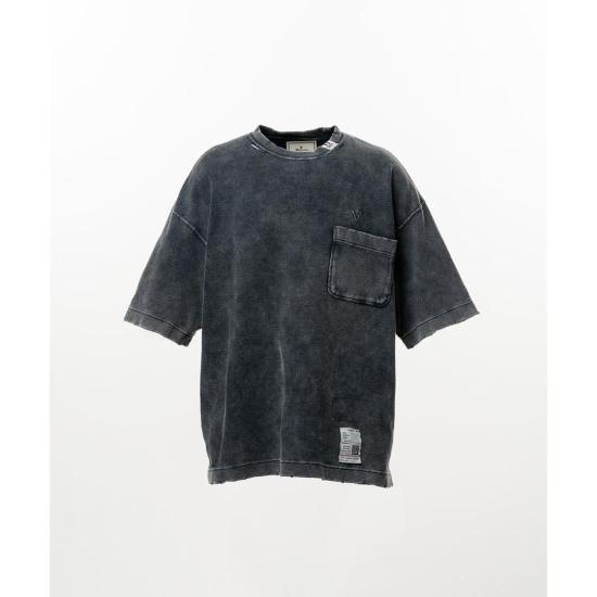 26SS 메종 미하라 야스히로 반팔 티셔츠 J16TS811 BLACK DOM