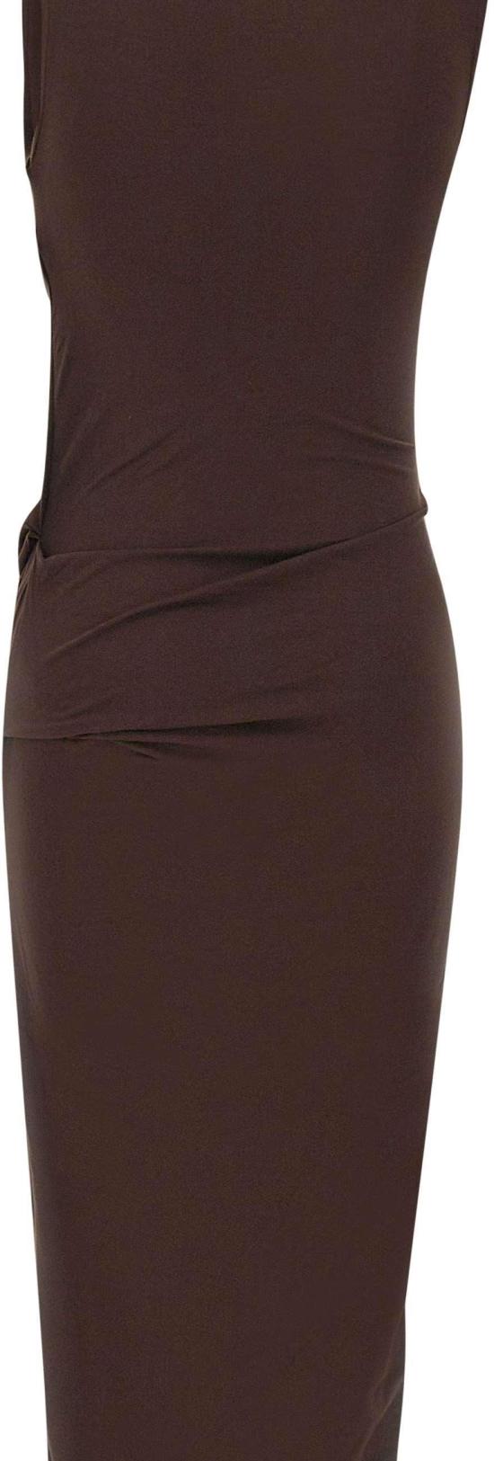 26SS 엔타이어 스튜디오 롱 원피스 ESSS26DR01243C737 BROWN - ENTIRE STUDIOS
