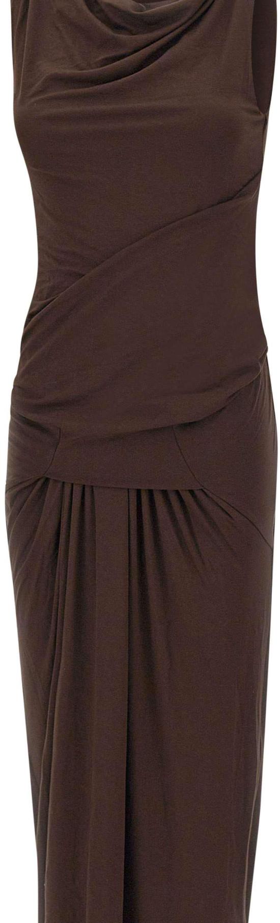 26SS 엔타이어 스튜디오 롱 원피스 ESSS26DR01243C737 BROWN - ENTIRE STUDIOS