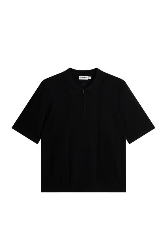 26SS 제이린드버그 폴로 티셔츠 FMKW15270 9999 BLACK DOM