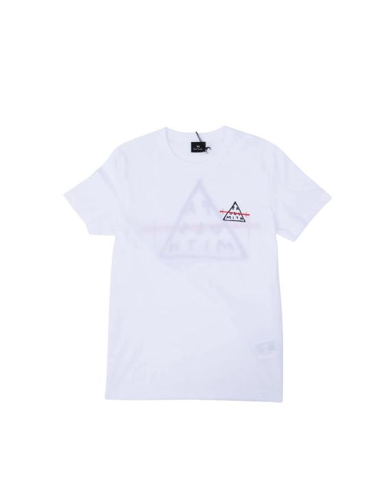 26SS 폴 스미스 지브라 패치 반팔 M2R 011R VP5619 01 WHITE DOM