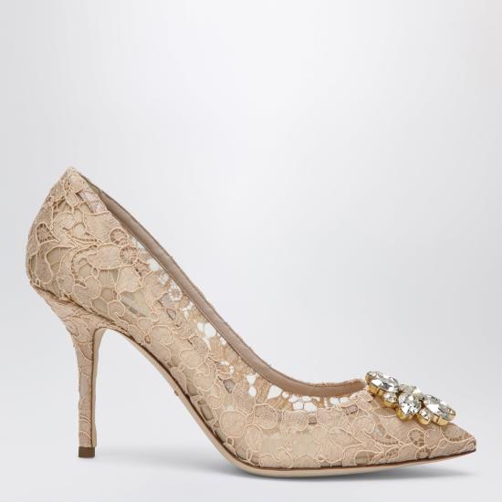 26SS 돌체앤가바나 Lace rainbow 펌프스 CD0101AL198 Orange