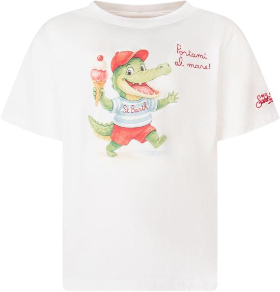 26SS [키즈] 세인트바쓰 티셔츠 DNV000100162L01N WHITE