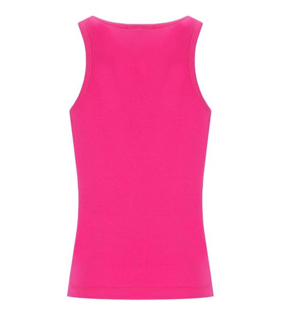 26SS 가니 민소매 티셔츠 A1050163 09Z XS Fuchsia - GANNI