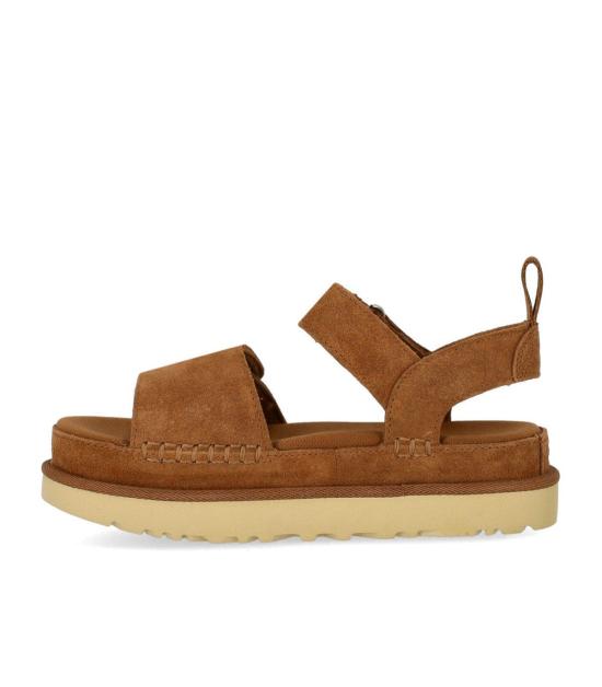 26SS 어그 골든스타 플랫폼 스트랩 샌들 1136783 CHE 36 Brown - UGG