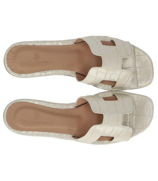 26SS PAOLO FERRARA 뮬/슬리퍼 CR2508 BIANCO 36 White - PAOLO FERRARA