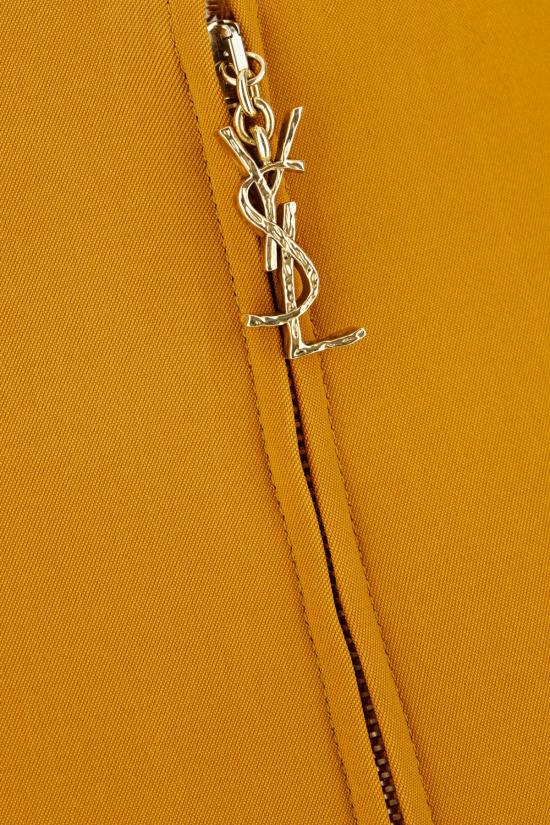 25FW 생로랑 미디 스커트 852654Y5J197746 YELLOW - SAINT LAURENT