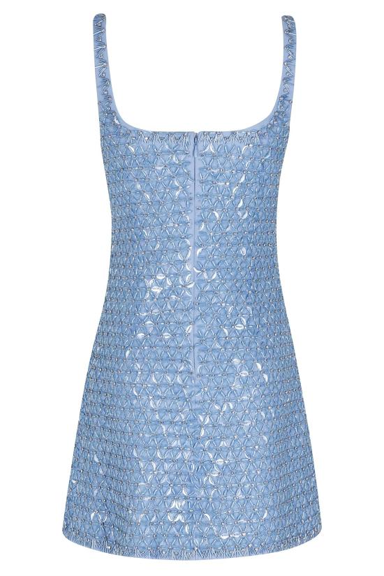  조나단 심카이 숏 원피스 Jonathan Simkhai Ziva 미니 드레스 블루 - JONATHAN SIMKHAI