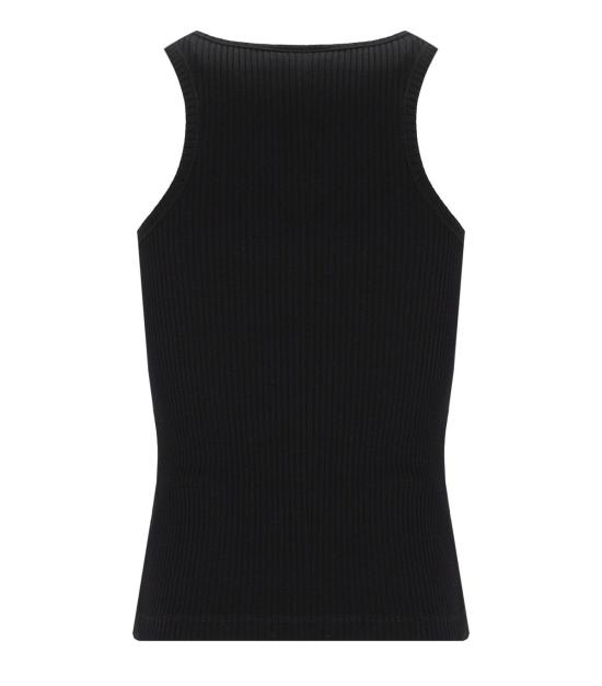 26SS 가니 민소매 티셔츠 A1050166 099 XS Black - GANNI
