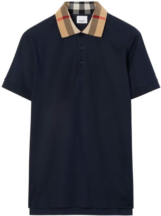 25FW 버버리 코튼 폴로 셔츠 8072661B3590 NAVY