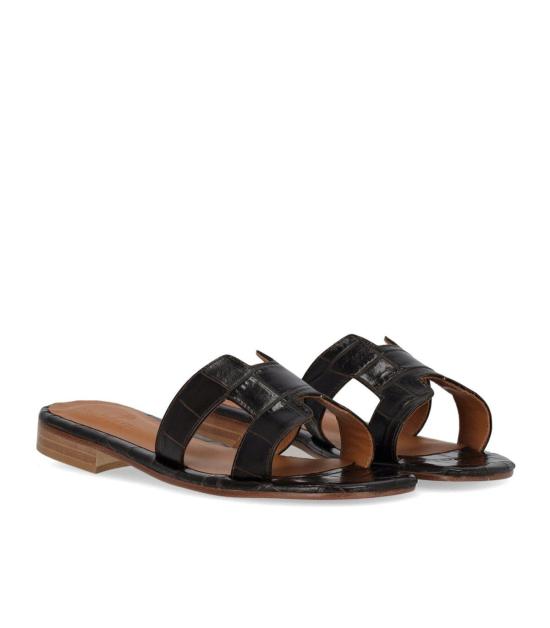26SS PAOLO FERRARA 뮬/슬리퍼 CR2508 MORO 36 Brown - PAOLO FERRARA