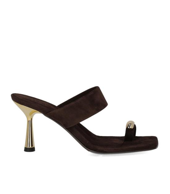 26SS 세르지오 레반테시 뮬/슬리퍼 IRIDE6 36 Brown