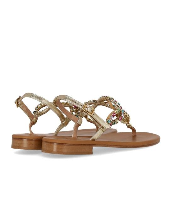 26SS PAOLO FERRARA 샌들 3429 PLATINO 36 Gold - OTHER BRANDS