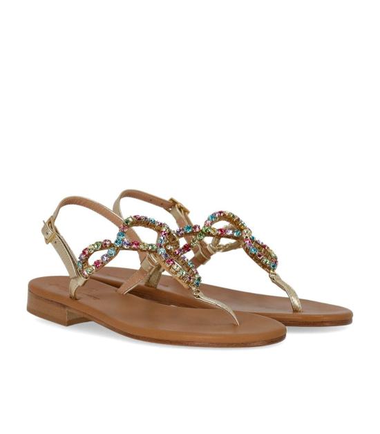 26SS PAOLO FERRARA 샌들 3429 PLATINO 36 Gold - OTHER BRANDS