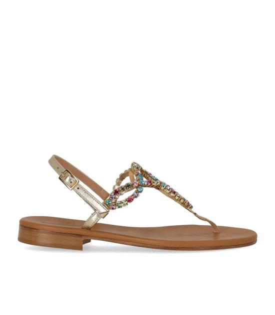 26SS PAOLO FERRARA 샌들 3429 PLATINO 36 Gold