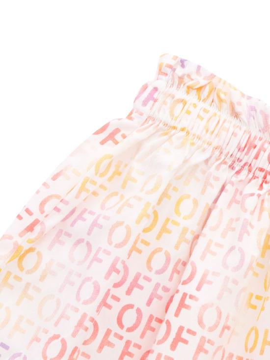  [키즈] 오프화이트 스커트 로고가 있는 아동용   (다채색) - OFF WHITE