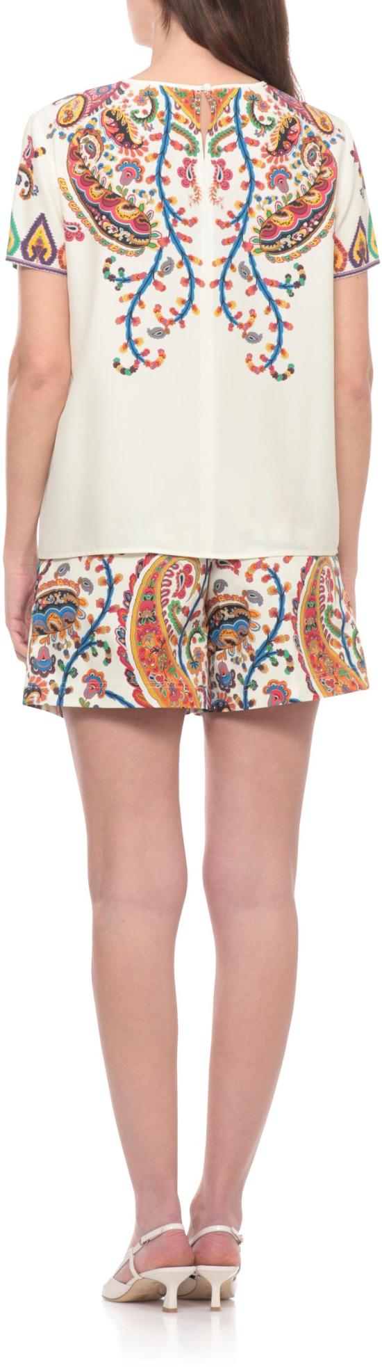 26SS 에트로 탑 WRJA0025AKG21X0800 WHITE - ETRO