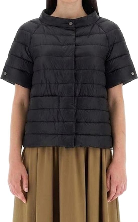 25FW 에르노 탑 PI001632D120179300 BLACK - HERNO