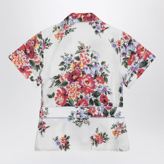 26SS 돌체앤가바나 플라워 부케 프린트 트윌 배니티 셔츠 F5S23TIS11I Multicolor - DOLCE & GABBANA