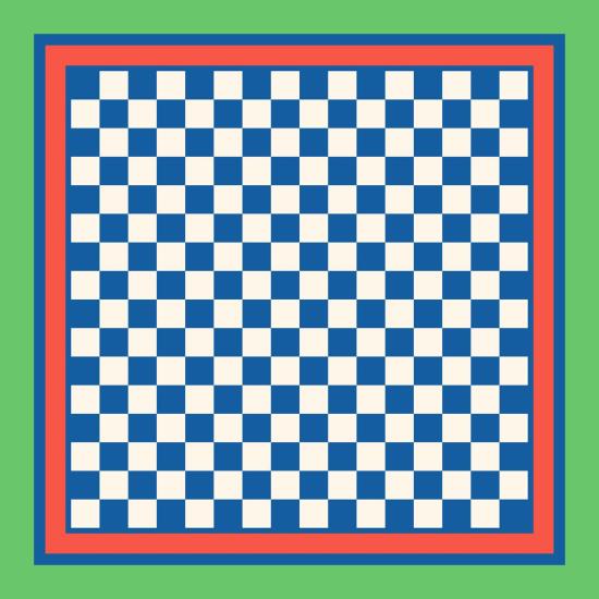  두샨트 머플러/스카프 . 아치 반다나 39번 체커보드 피아자