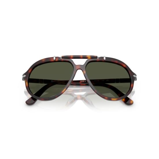 26SS 페르솔 선글라스 0Po0202s 호피무늬 에비에이터  (더블 브릿지) - PERSOL