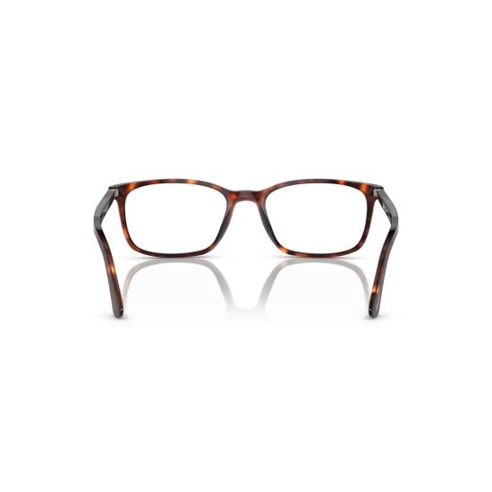 26SS 페르솔 안경 0Po3189v 직사각형 호피무늬 안경테 (슬림한 금속 다리) - PERSOL