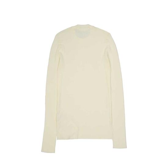  질샌더 스웨터 질 샌더 로고 슬림핏 점퍼 화이트 - JIL SANDER