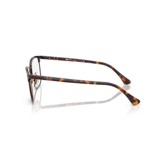 26SS 페르솔 선글라스 0Po1021v 갈색 금속 프레임 안경 (호피무늬 다리) - PERSOL